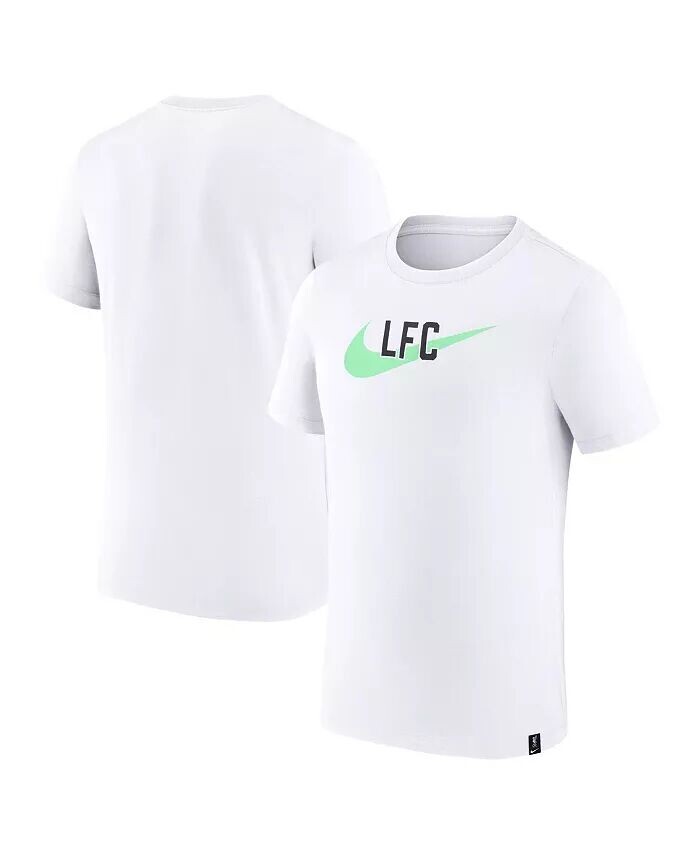 

Мужская белая футболка Liverpool Swoosh Nike, белый