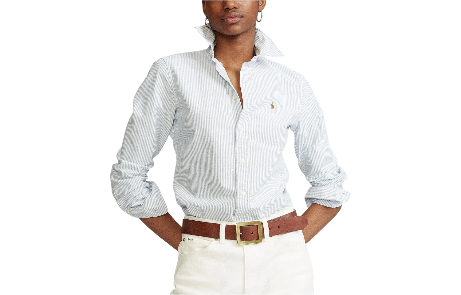 Рубашка синяя Polo Ralph Lauren