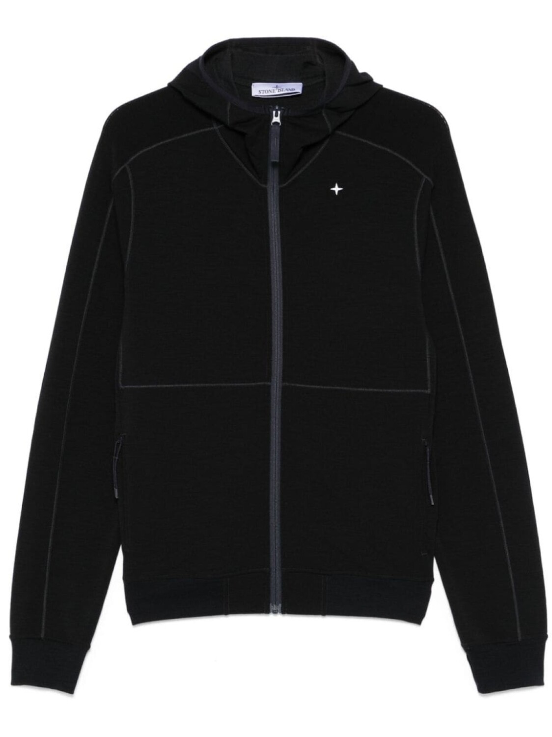 

Толстовка с вышитым логотипом Stone Island, синий