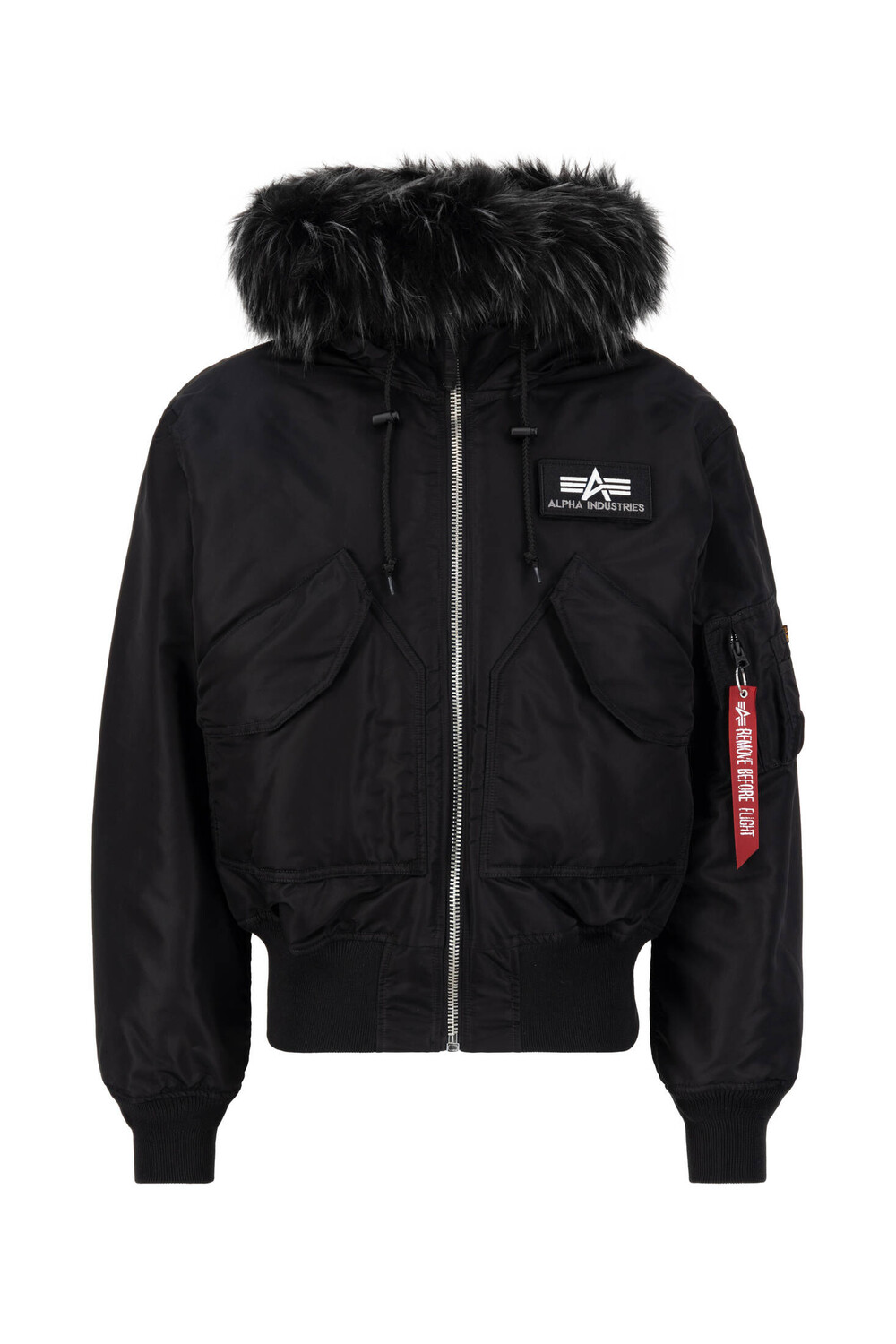 

Куртки-Бомберы и летные куртки 45p с капюшоном Alpha Industries, черный