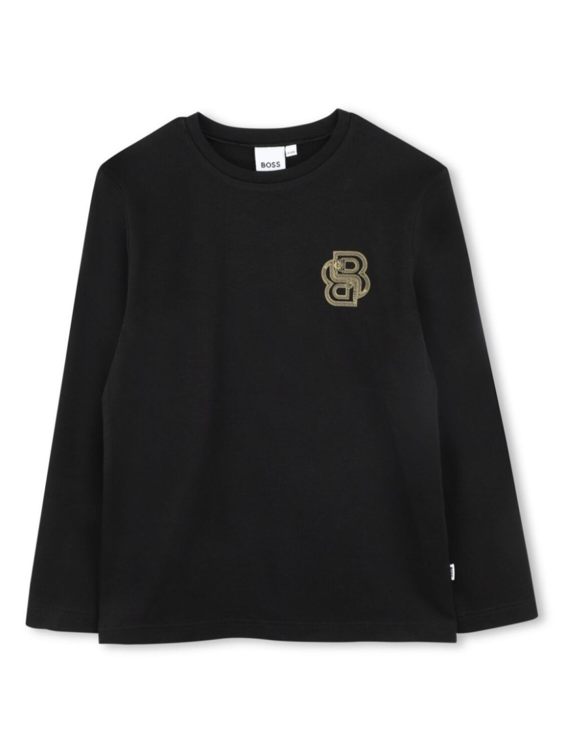 

Футболка с длинными рукавами BOSS Kidswear, черный