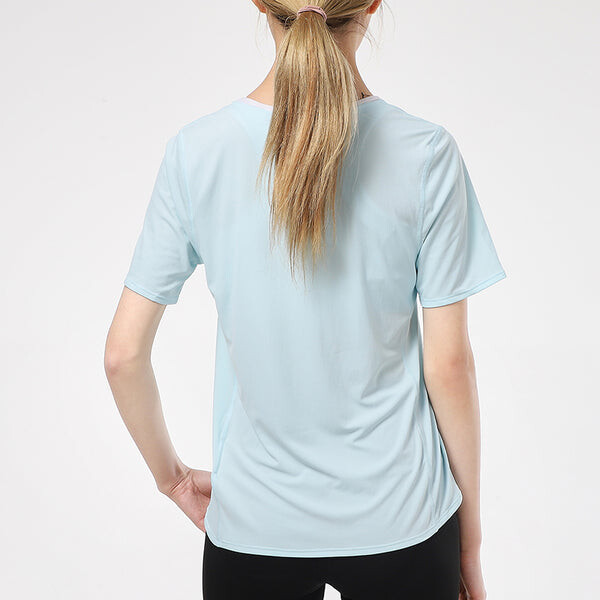 Футболка dri fit training sports quick dry short sleeve blue Nike, синий — фото 4