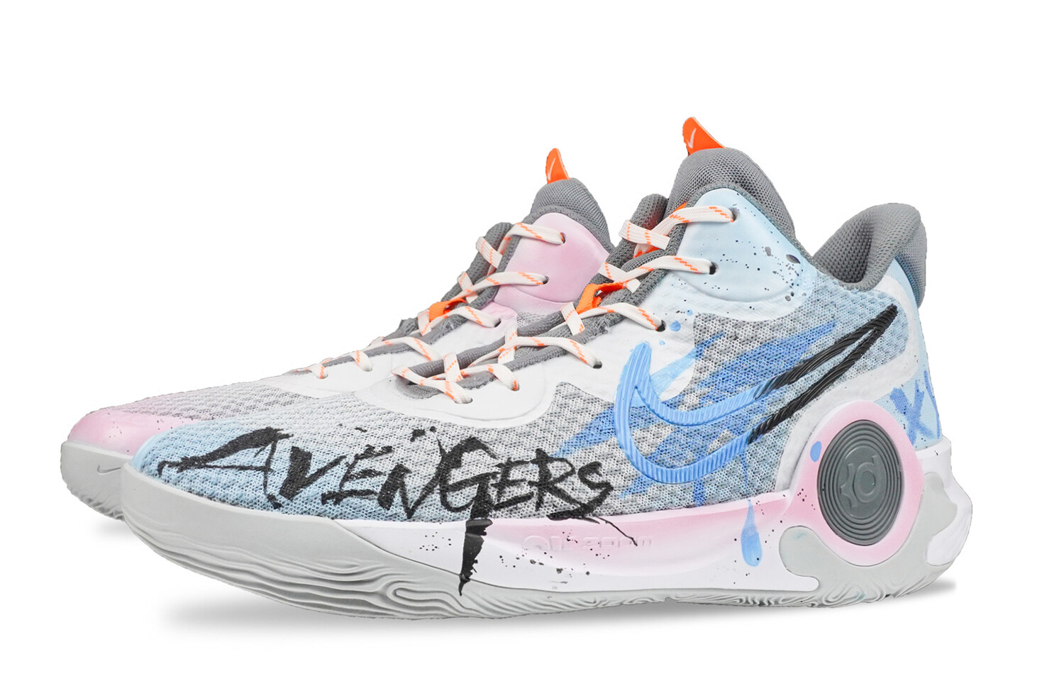 

Баскетбольные кроссовки KD Trey 5 IX Basketball Shoes Unisex Mid-Top Pink/Blue Nike