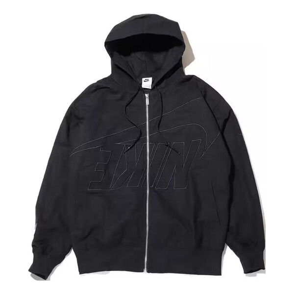 

Куртка bis swoosh jacket 'black' Nike, черный
