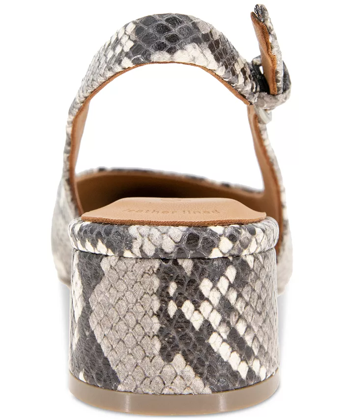Женские туфли Georgia Slingback на блочном каблуке Gentle Souls, черный — фото 3