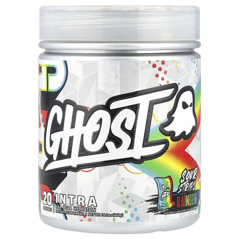 

Ghost, Intra, кисло-радужные полоски, 460 г (16,2 унции)