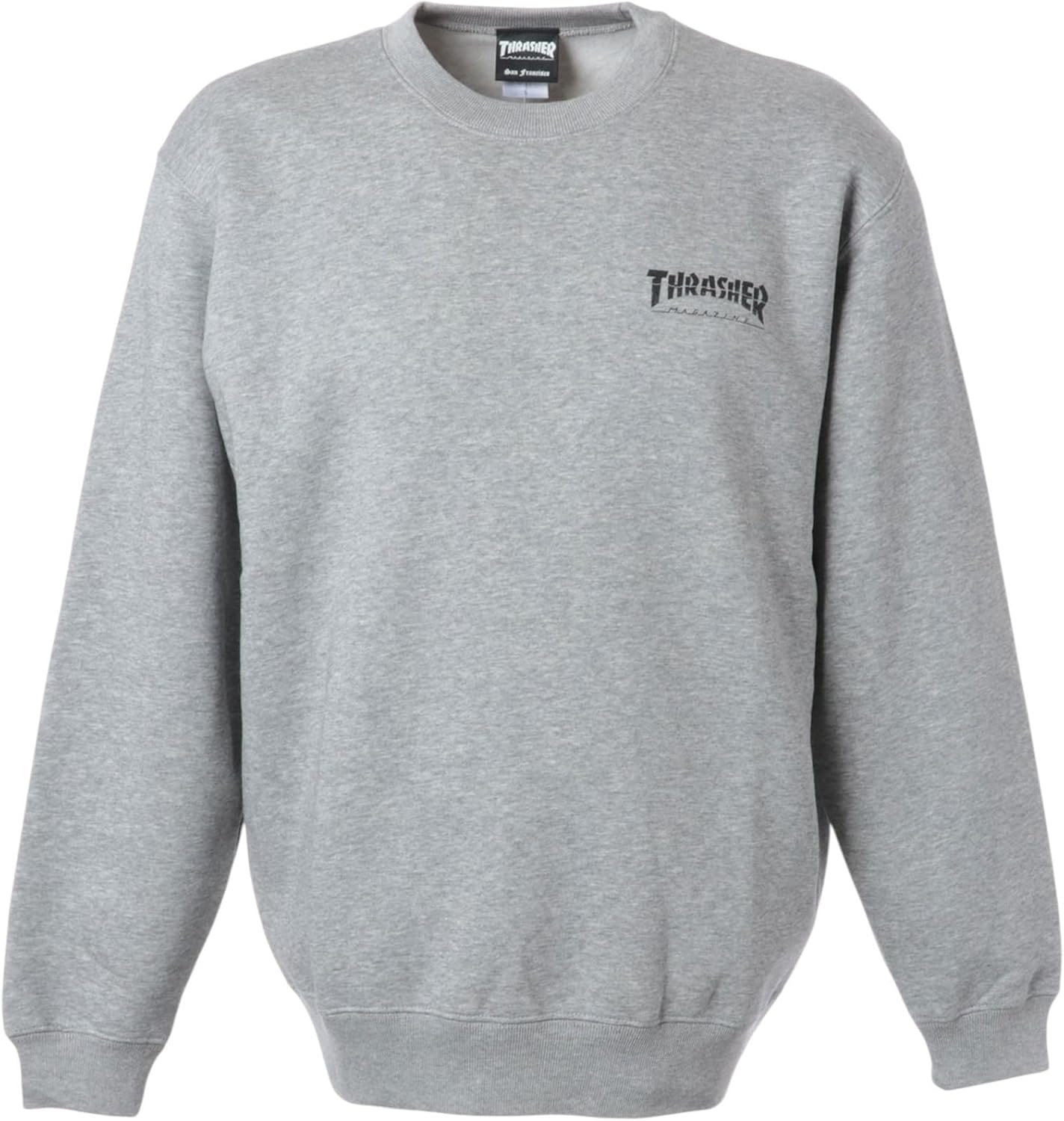 

Мужская толстовка с круглым вырезом и логотипом бренда (классическая модель) Thrasher, серый