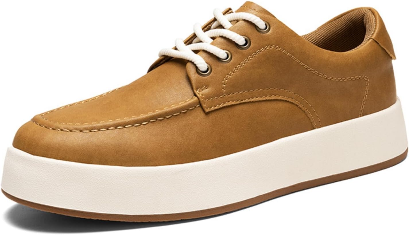 

Мужские туфли оксфорды из натуральной кожи на платформе Yrzhgdl, желтый