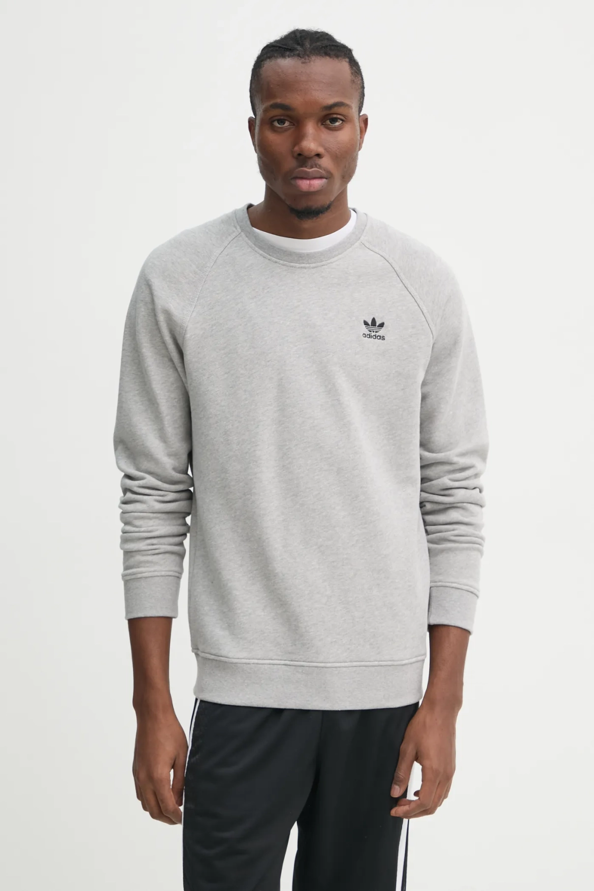 

Толстовка Essential из хлопка adidas Originals, серый