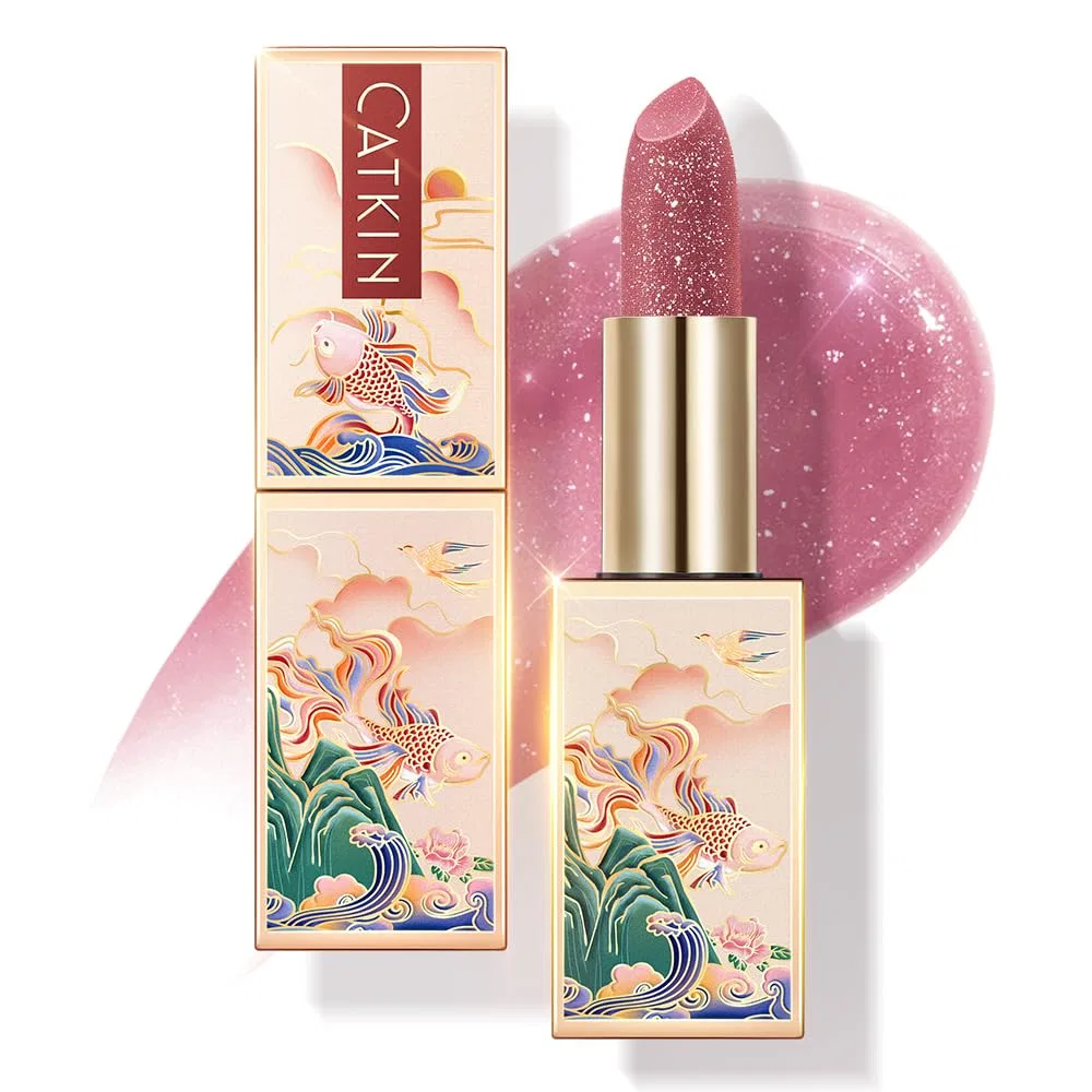 Натуральный оттеночный бальзам для губ «Moonlight» с витамином E от CATKIN Catkin, 1 X C14 Unicorn