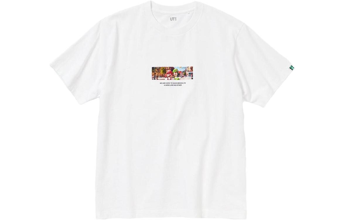 

UNIQLO Футболка унисекс, Белый