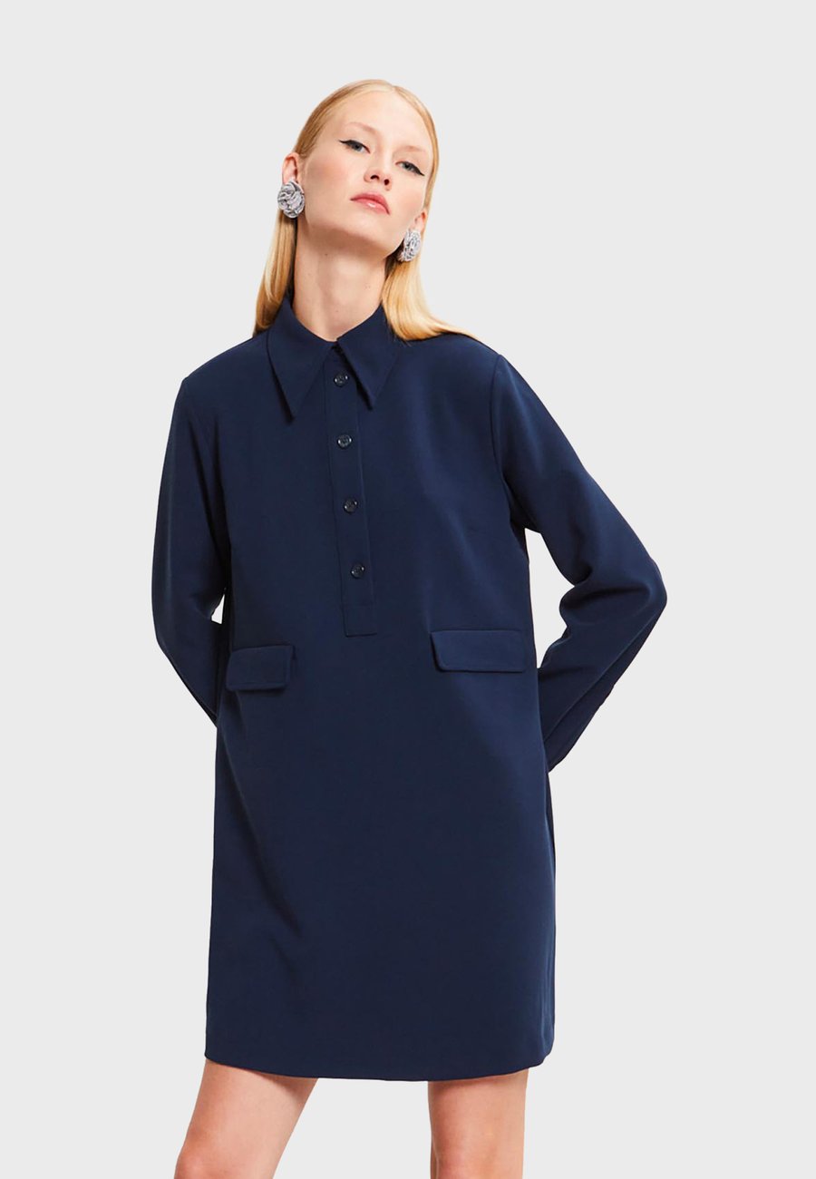 

Платье ottod'Ame Shirt dress, Midnight Blue/Blue
