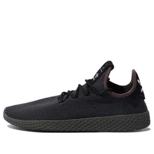 

Кроссовки x pharrell tennis hu 'cinder black' Adidas, черный