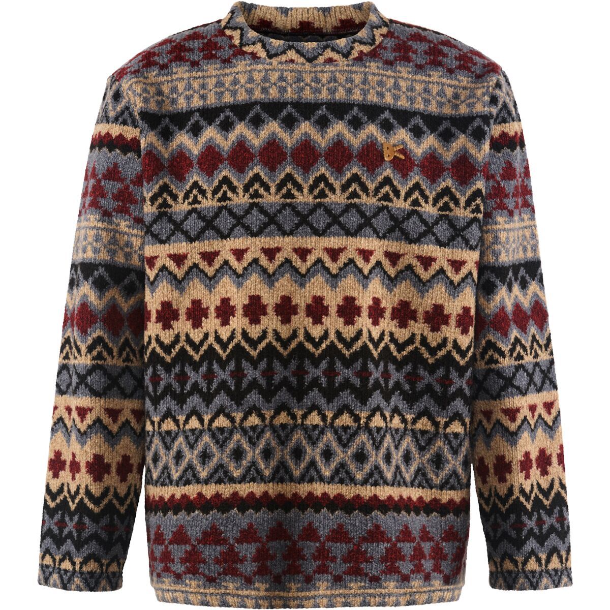 

Свитшот Jacquard Knit с круглым вырезом District Vision, цвет fair isle