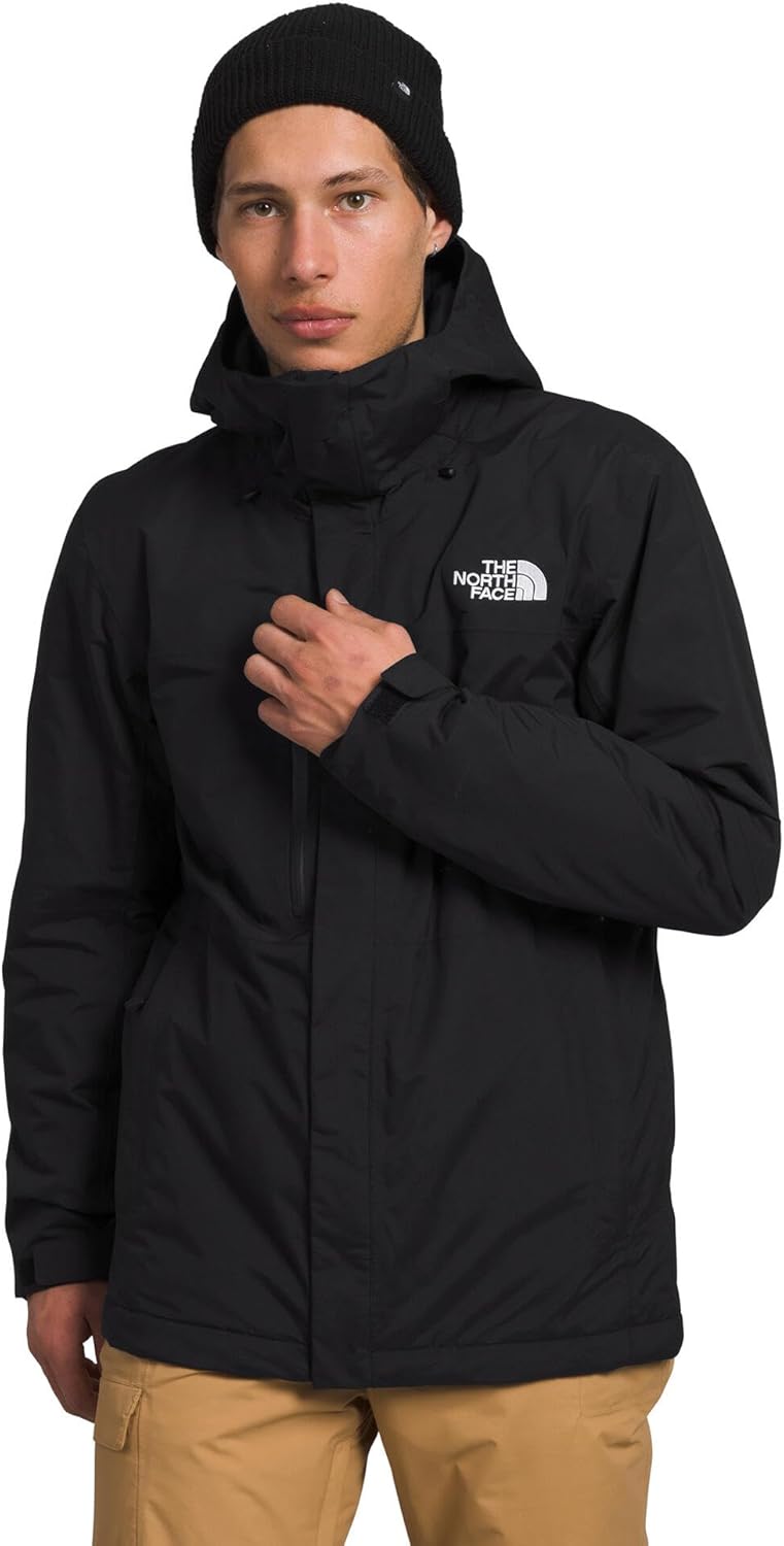 

Мужская утепленная куртка Freedom от THE NORTH FACE | Зимнее пальто с водоотталкивающей отделкой, капюшоном, совместимым со шлемом, и карманами на молнии, Tnf Black-Npf