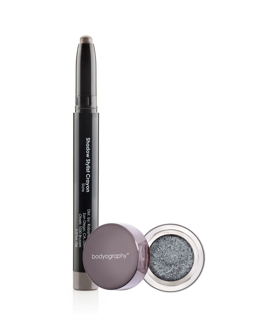 

Набор теней для век Shadow Stylist Crayon and Glitter Eye shadow Bundle Bodyography, цвет pewter/gunmetal glitter