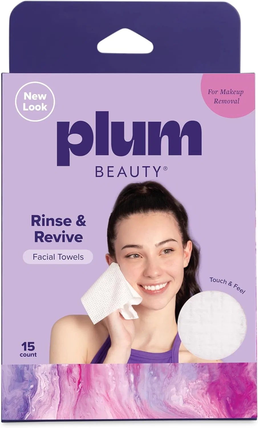 Средство для снятия макияжа Plum Beauty — Салфетки для лица , , фиолетовый