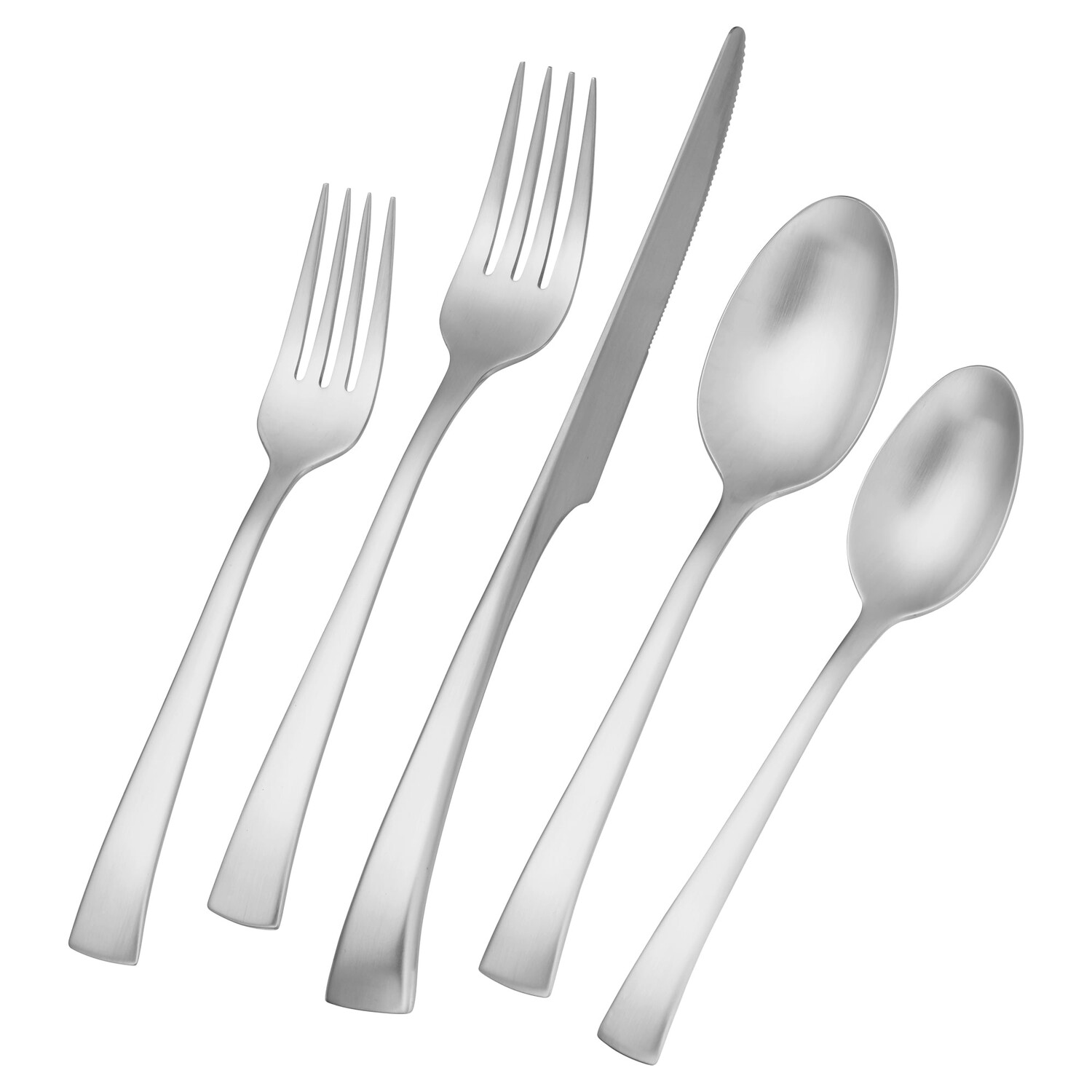 Набор столовых приборов ZWILLING Bellasera Satin, 45 предметов, серебристо-матовый