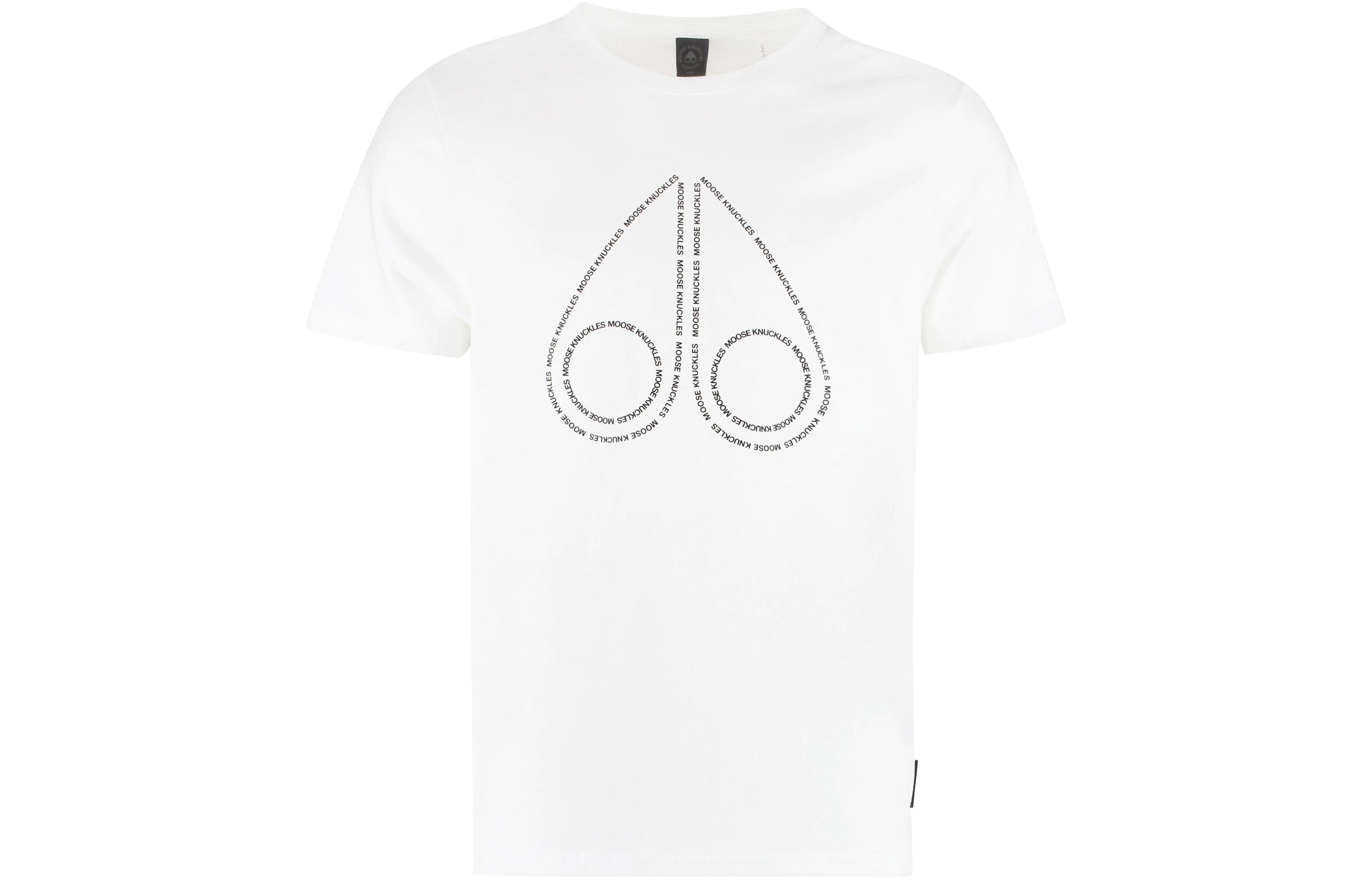 

Футболка мужская чисто белая Moose Knuckles