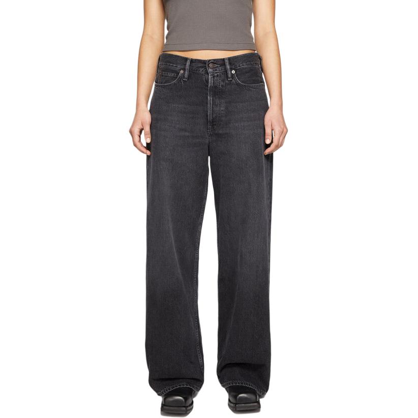 2022F Джинсы Relaxed Fit 'Black' Acne Studios — фото 3