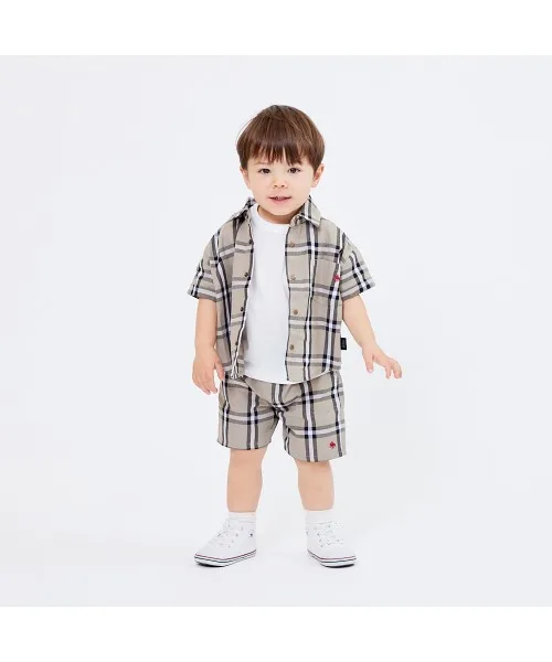 Детские шорты POLO BCS в клетку — фото 3