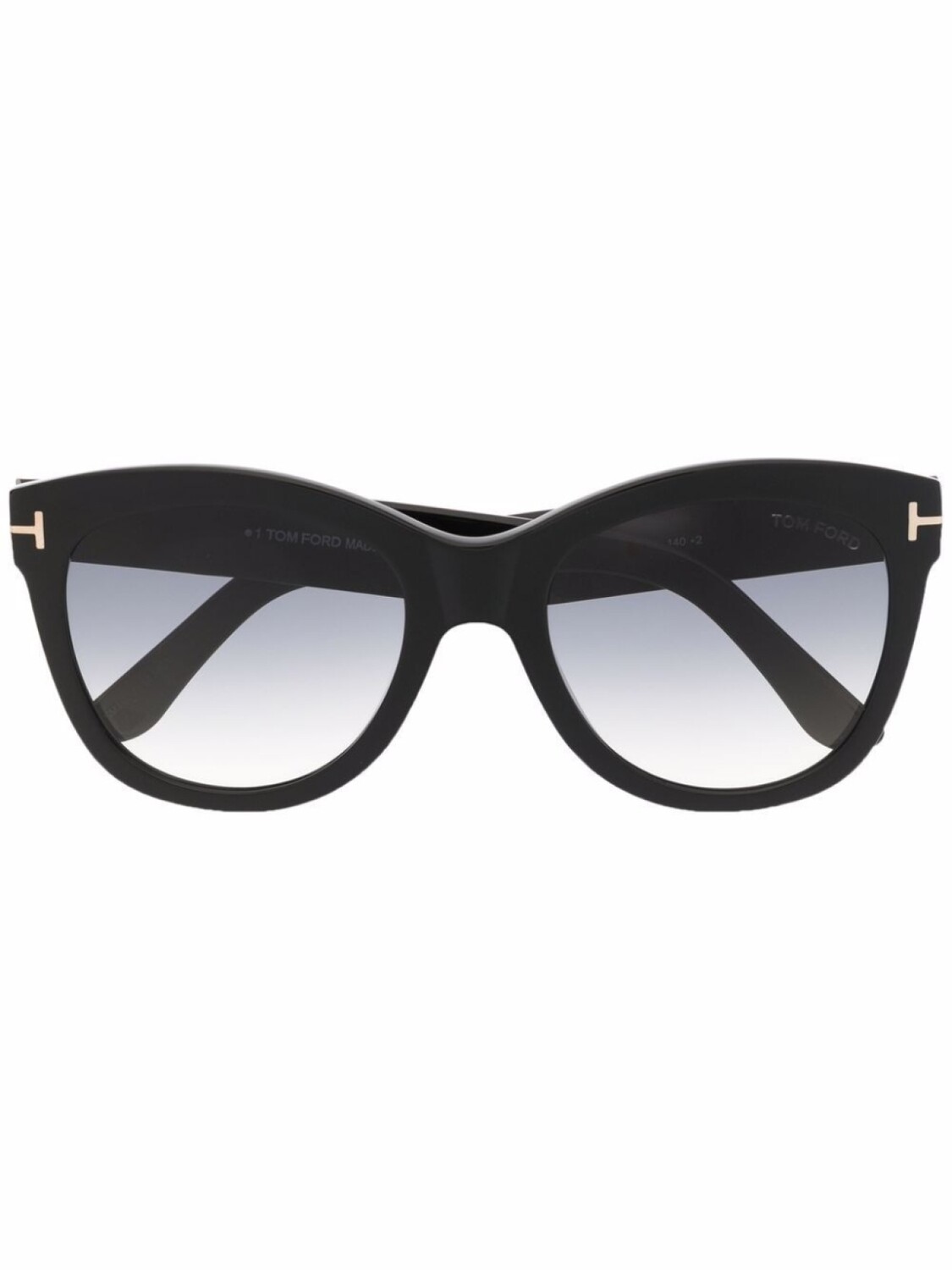 

TOM FORD Eyewear солнцезащитные очки Wallace в оправе 'кошачий глаз', черный
