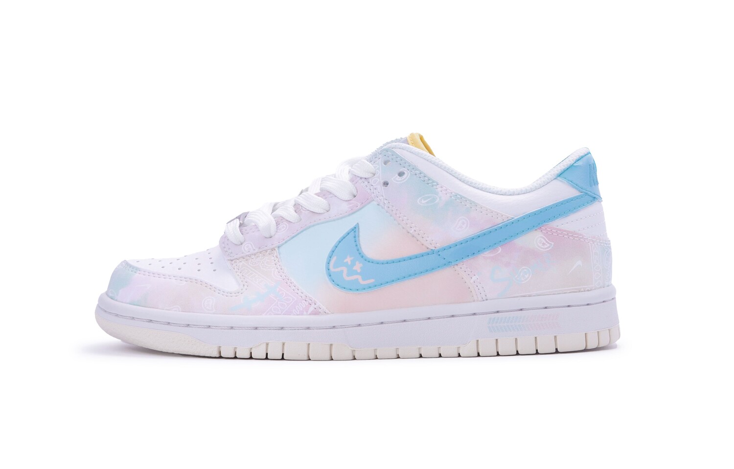 

Женские кроссовки для скейтбординга Nike Dunk, Pink and Blue