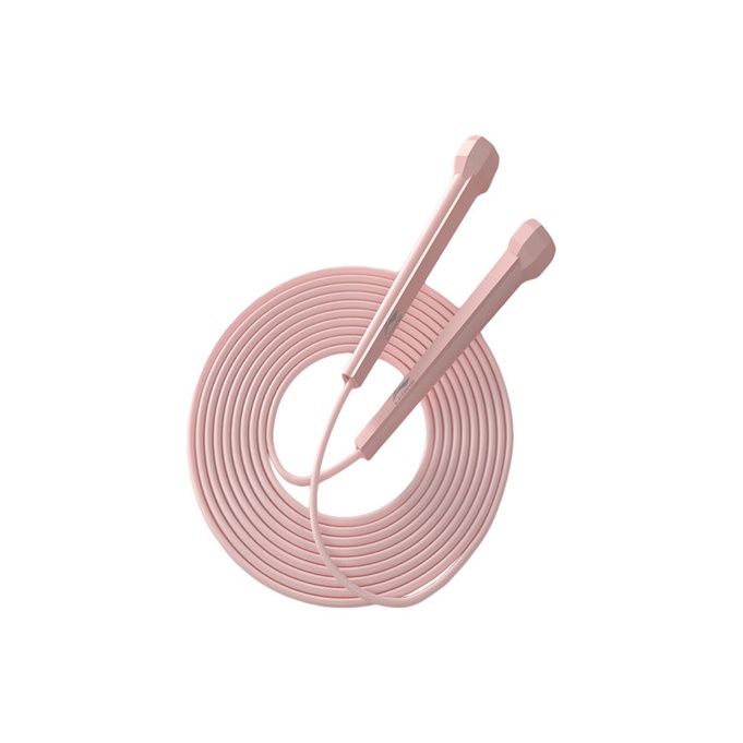 

Скакалка для фитнеса взрослым pvc трос pp контроллер 2,8 м LINING, розовый