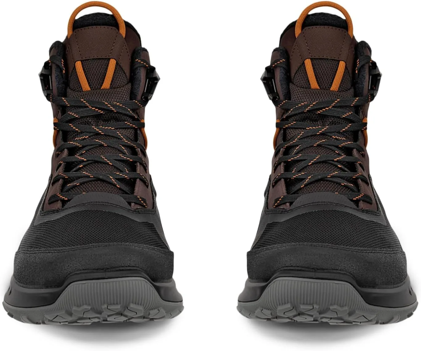 Мужские водонепроницаемые кроссовки ECCO Ultra Terrain High, черный/мокко — фото 2