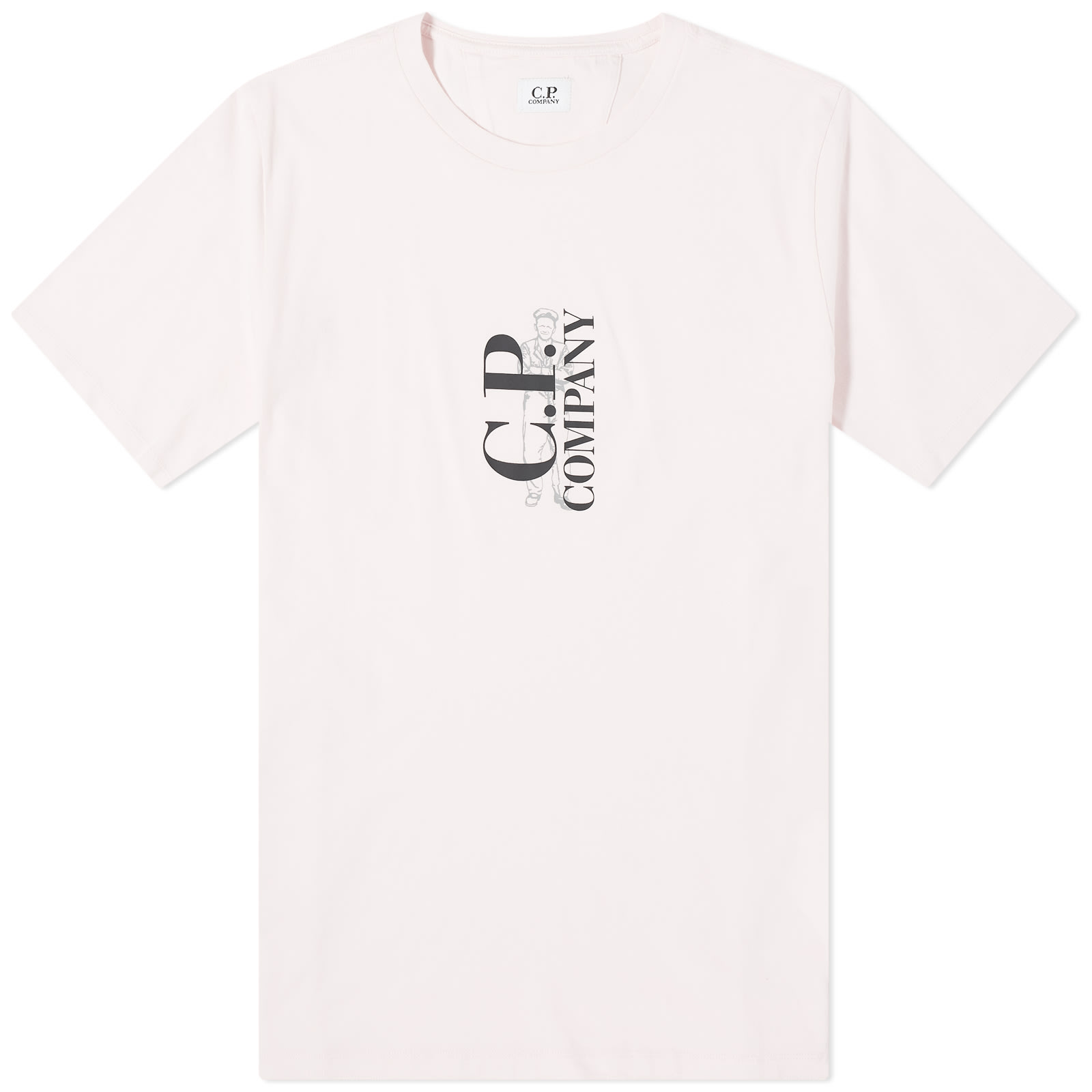 

Футболка C.P. Company Sailor Logo T-Shirt, цвет Heavenly Pink