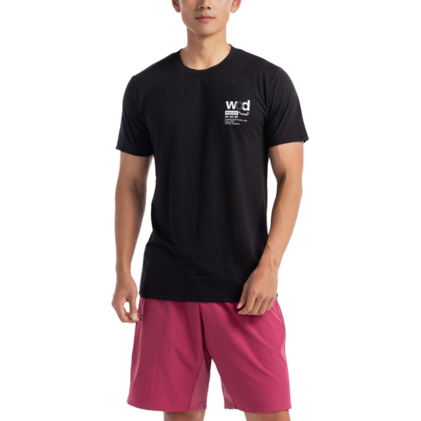 

DOMYOS Футболка мужская черная DECATHLON