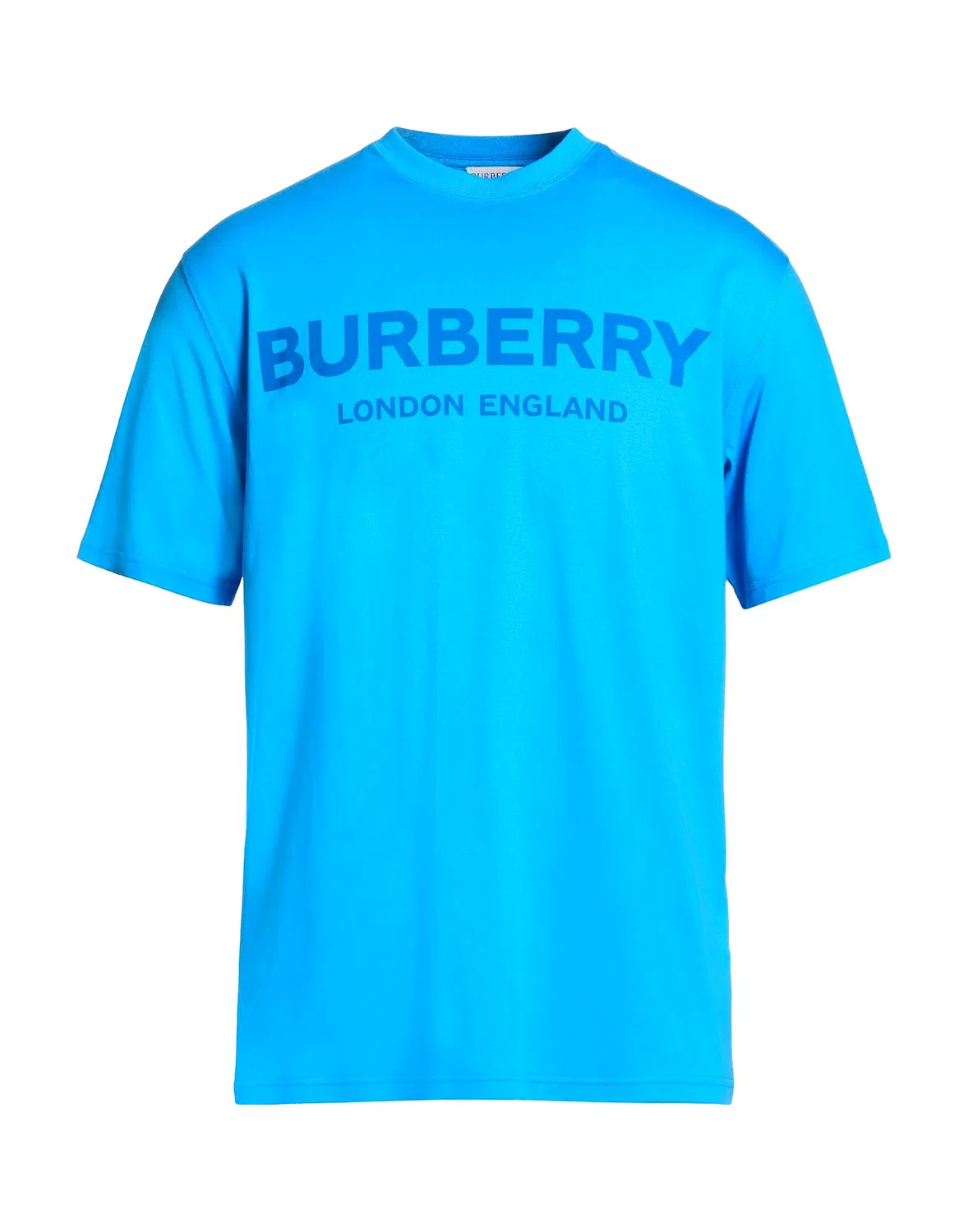 Футболка Burberry Azure с логотипом, мужская, лазурный