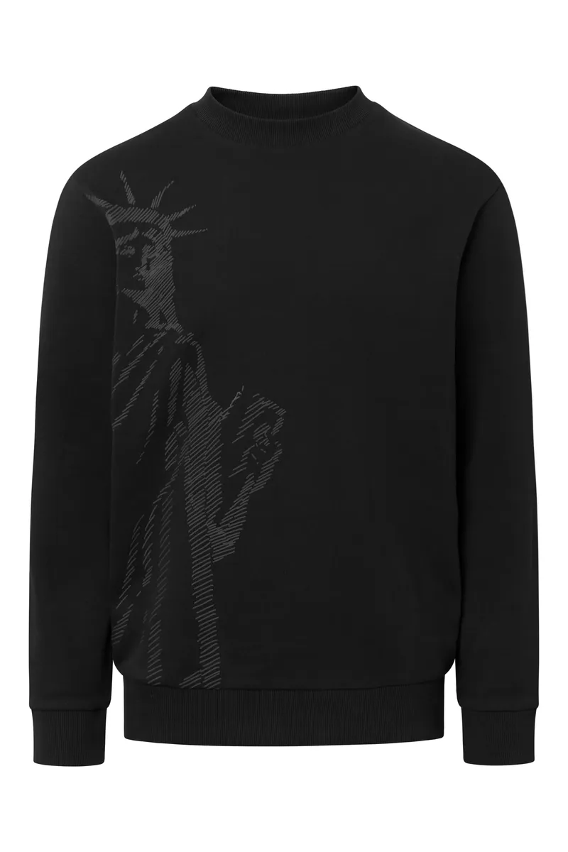 

Толстовка Joop Jeans "Саид" с модным принтом, черный
