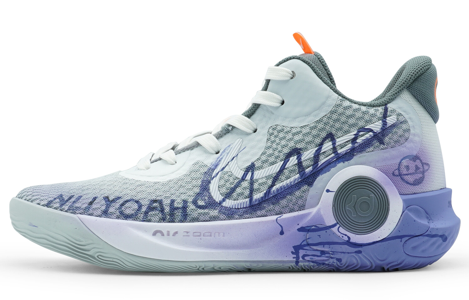 

Баскетбольные кроссовки KD Trey 5 IX Basketball Shoes Unisex Mid-Top Purple Gray Nike