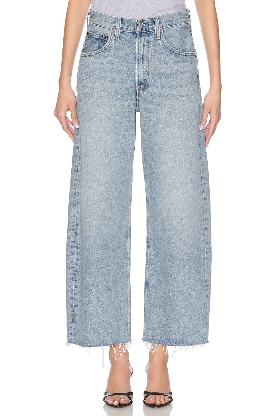 

Джинсы низкий изогнутый фрей Agolde, Force