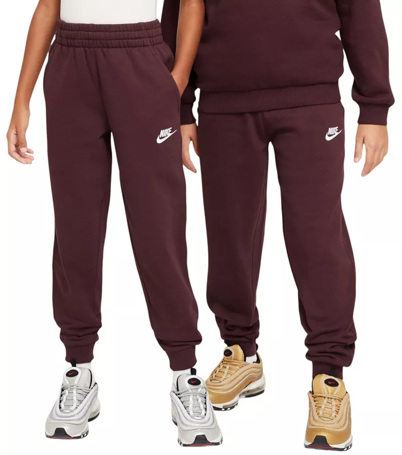 

Флисовые джоггеры Nike All Kids Fit Sportswear Club, цвет Burgundy Crush