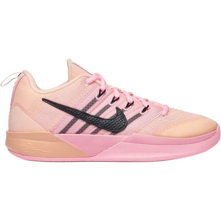 Nike Детские баскетбольные кроссовки Sabrina 3 Low top, розово-оранжевые, для подростков — фото 3
