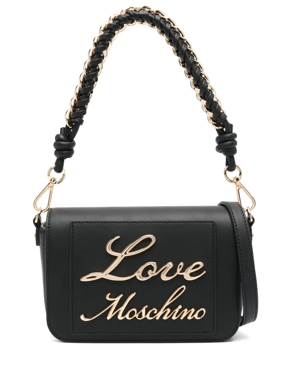 

Сумка на плечо с логотипом Love Moschino, черный