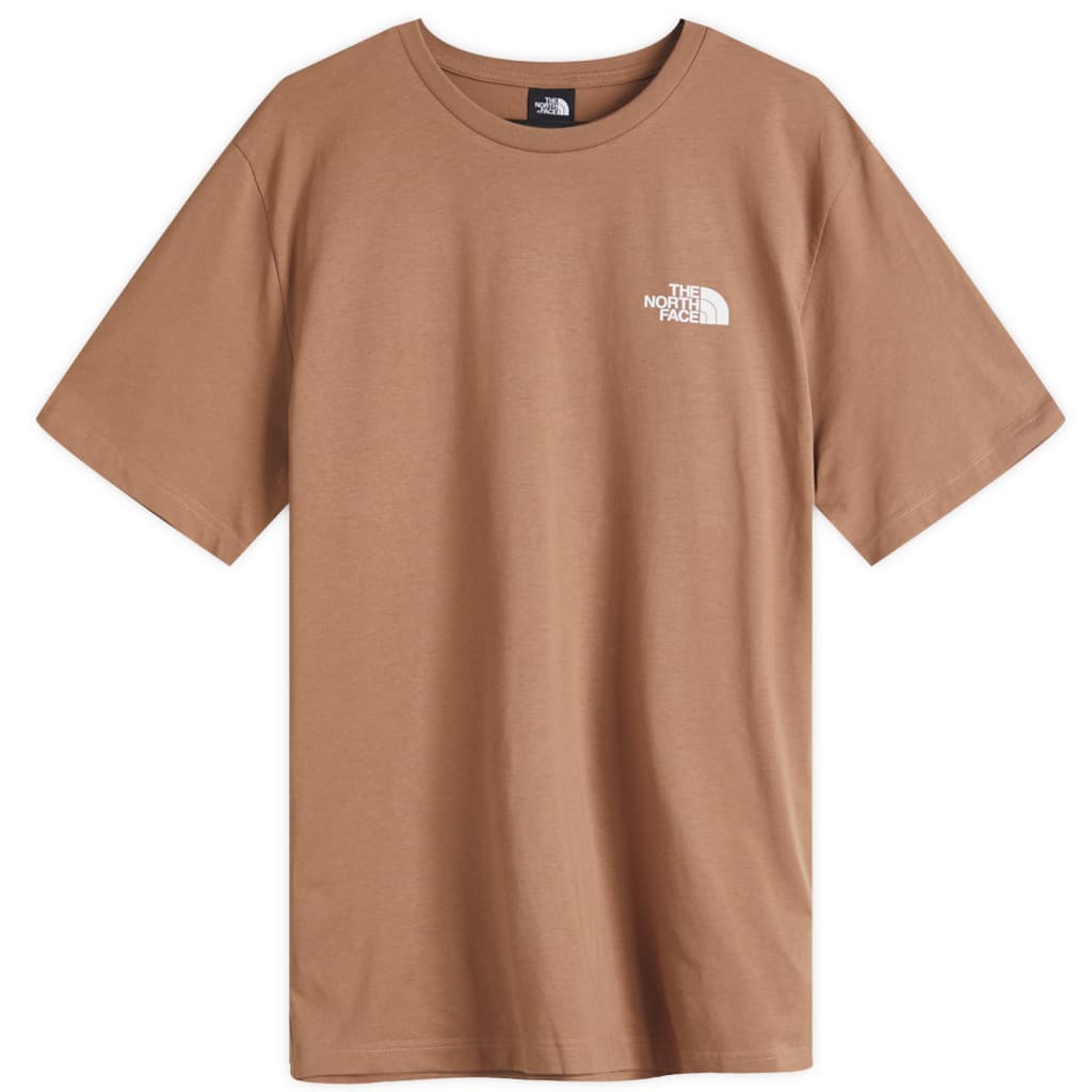 

Простая футболка с круглым вырезом The North Face, цвет latte