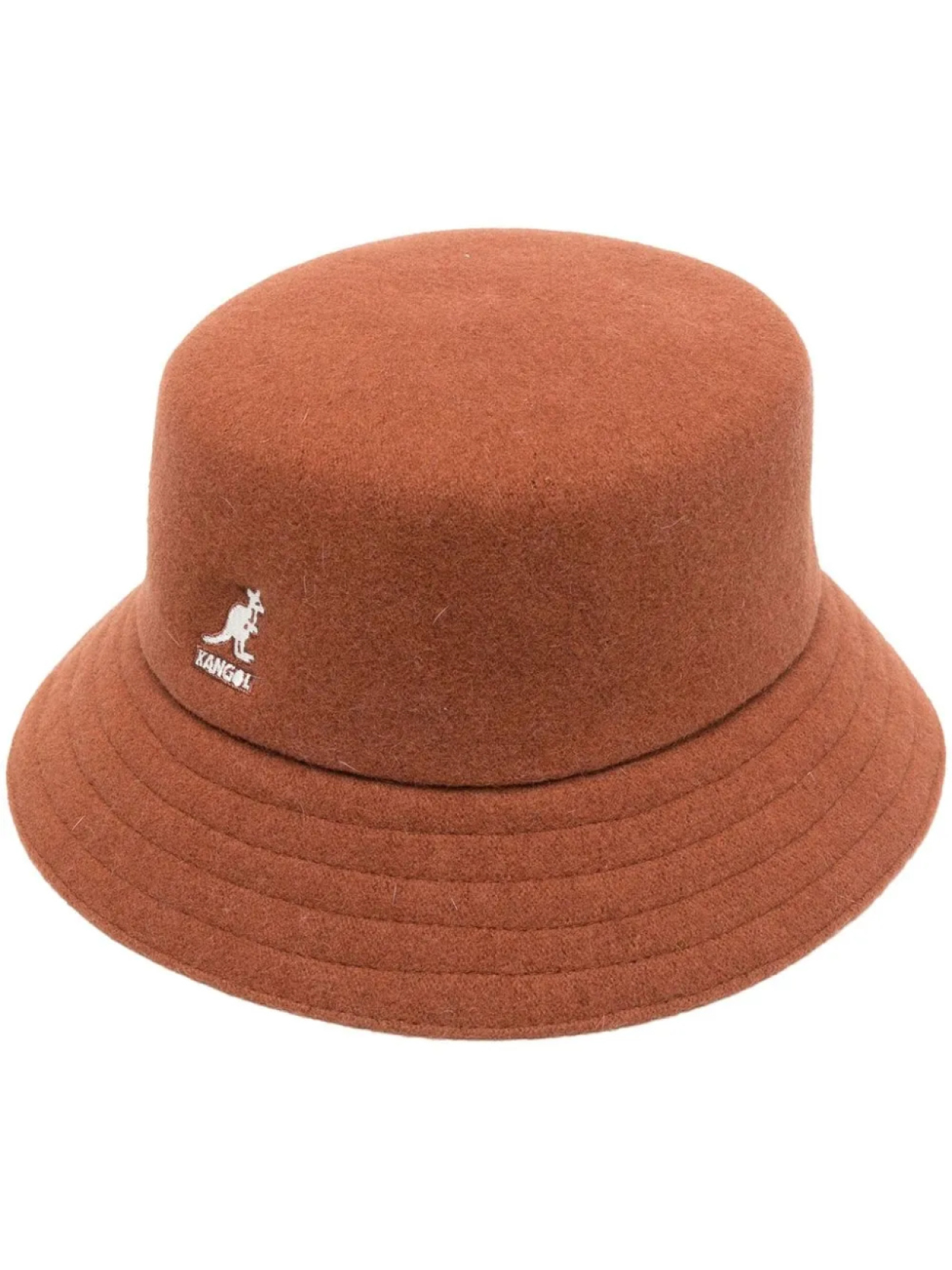 

Kangol панама Lahinch с вышитым логотипом, коричневый