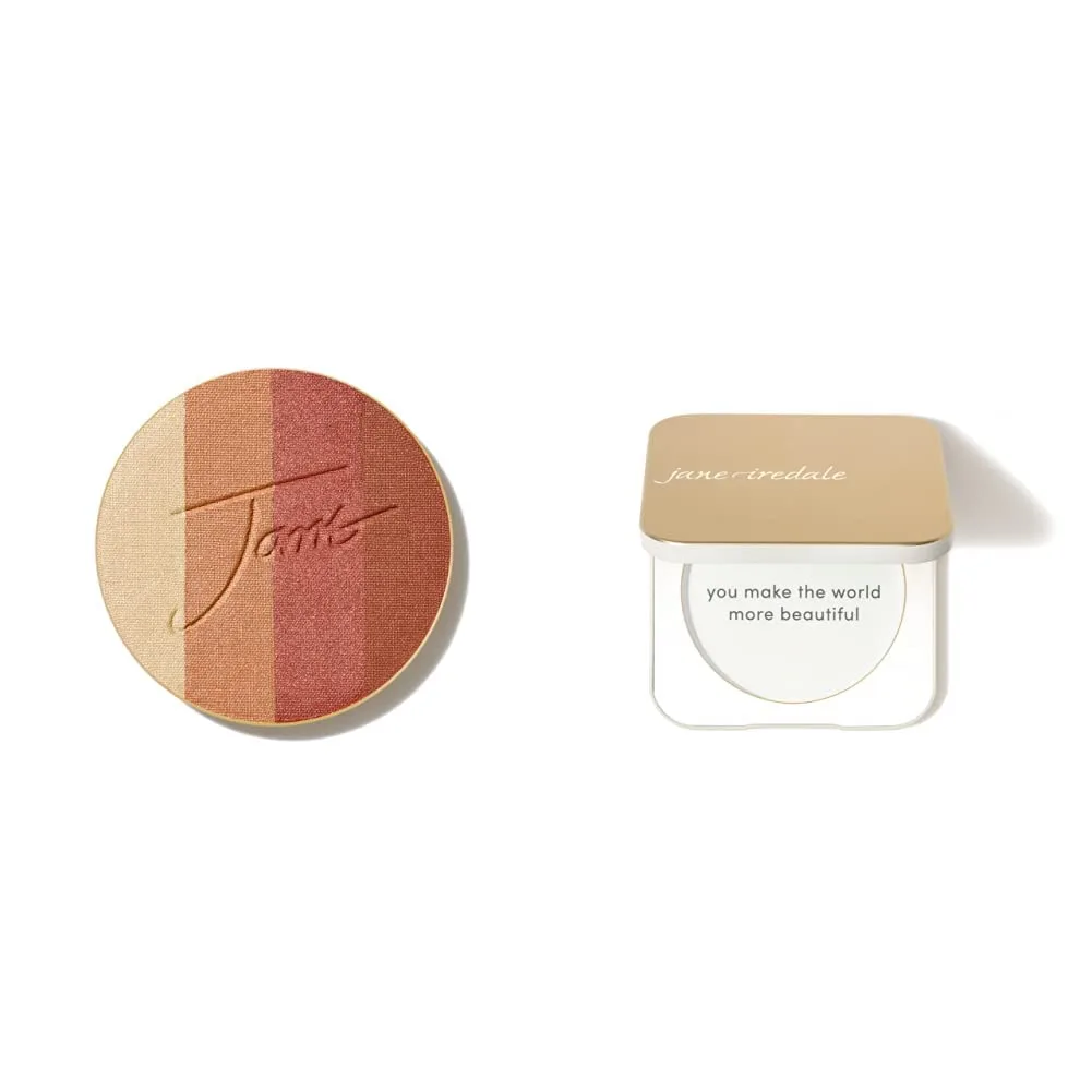 Бронзерная пудра Jane Iredale PureBronze Shimmer Bronzer с возможностью наслаивания. Легкая и дышащая текстура. Не тестируется на животных. 4 оттенка, легко растушевываются., Copper Dusk