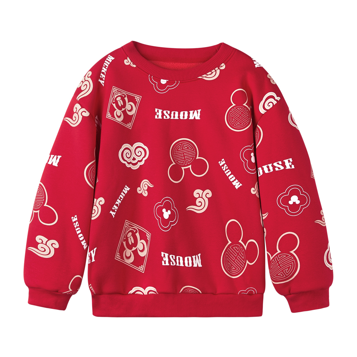 

Свитшот Mickey Series для детей 3-7 лет Disney, красный