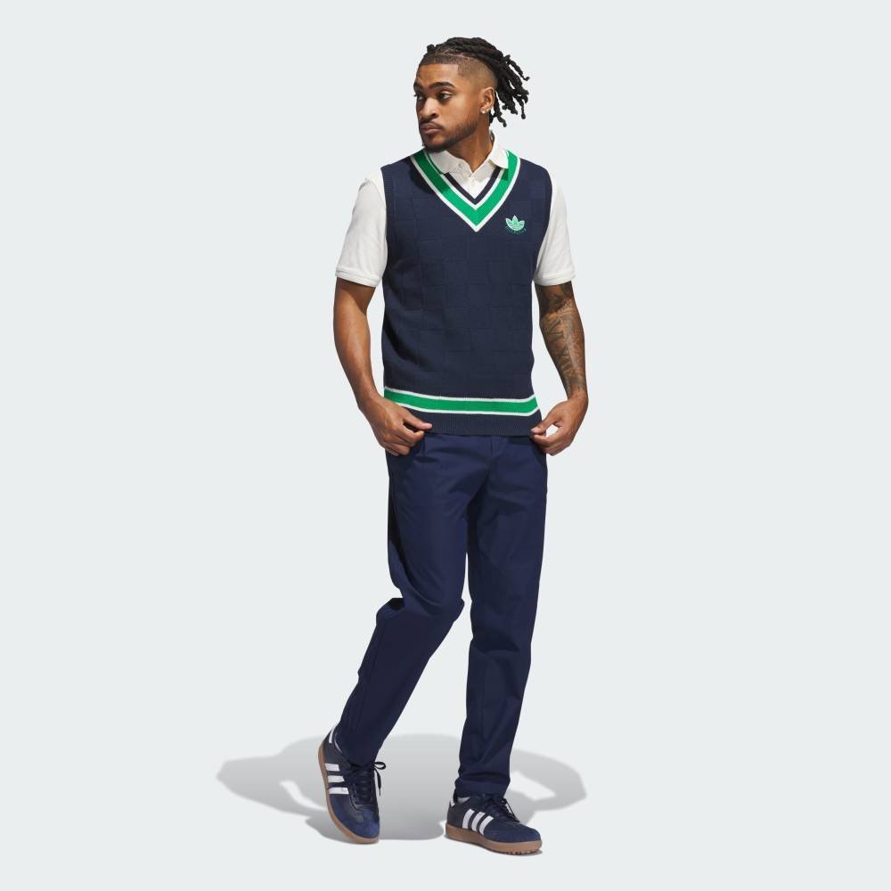 Вязаный жилет Originals Adidas, blue — фото 3