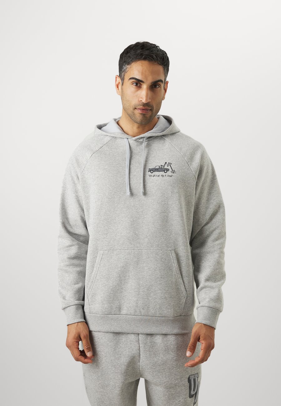 

Худи Under Armour RIVAL LOGO , Mod Gray Light Heather/Castlerock/Grey