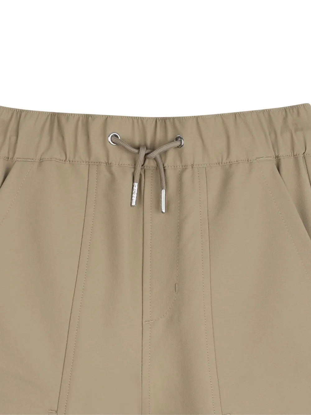 Шорты с карманами и кулиской Boss Kidswear, бежевый — фото 3