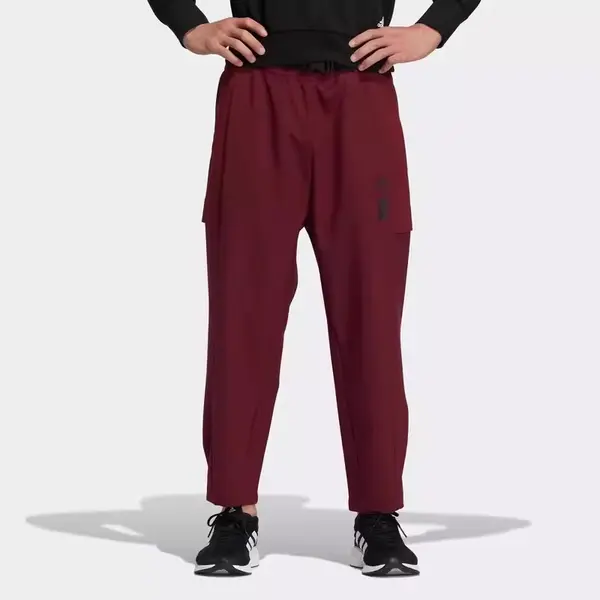Брюки wj trans woven pants 'burgundy' Adidas, бургундия — фото 2