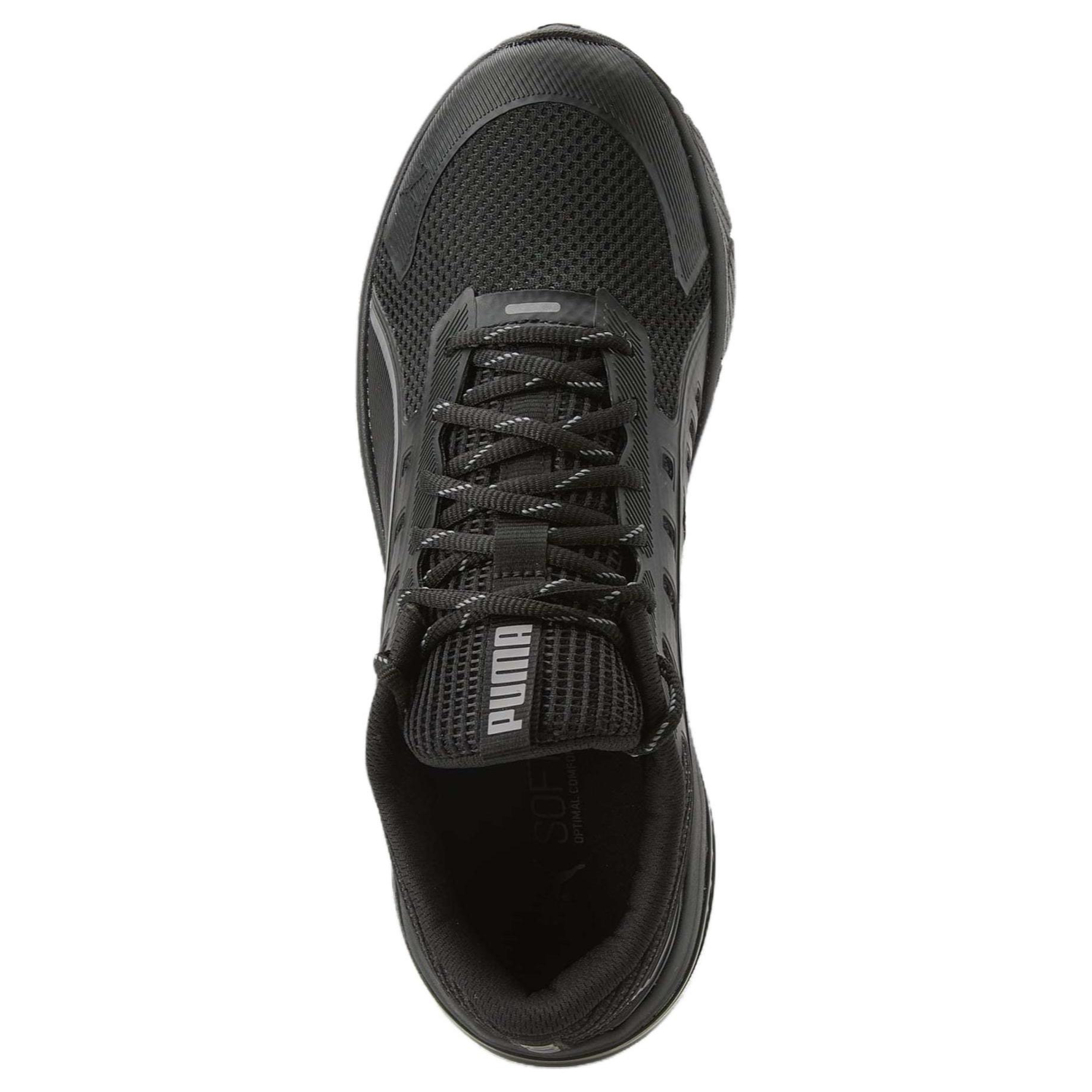 PUMA Скользоустойчивые кроссовки унисекс черные, цвет Black — фото 4