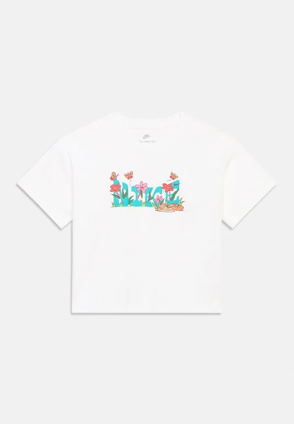 Футболка свободного кроя с принтом в стиле кэмп Nike Sportswear, White — фото 3