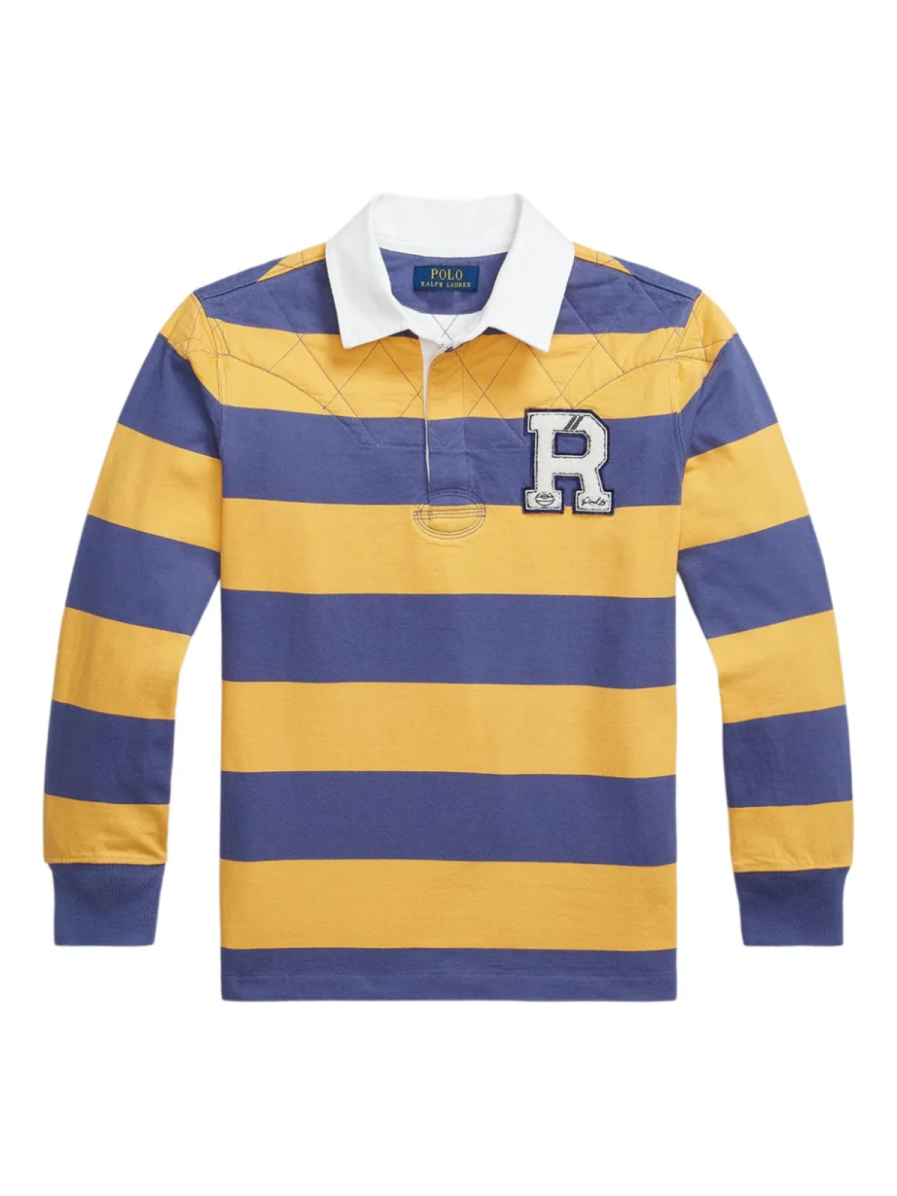 

POLO RALPH LAUREN KIDS рубашка поло в полоску, синий