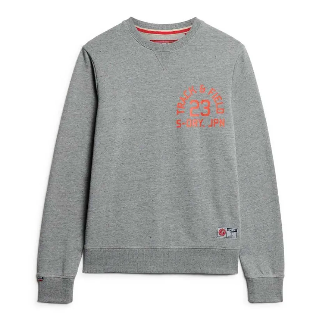 

Толстовка Superdry Track & Field Graphic, серый